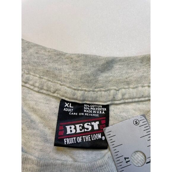 VINTAGE Roxbury Kickoff Classic Soccer Graphic T-shirt Men XL 90s Single Stitch - Picture 8 of 9